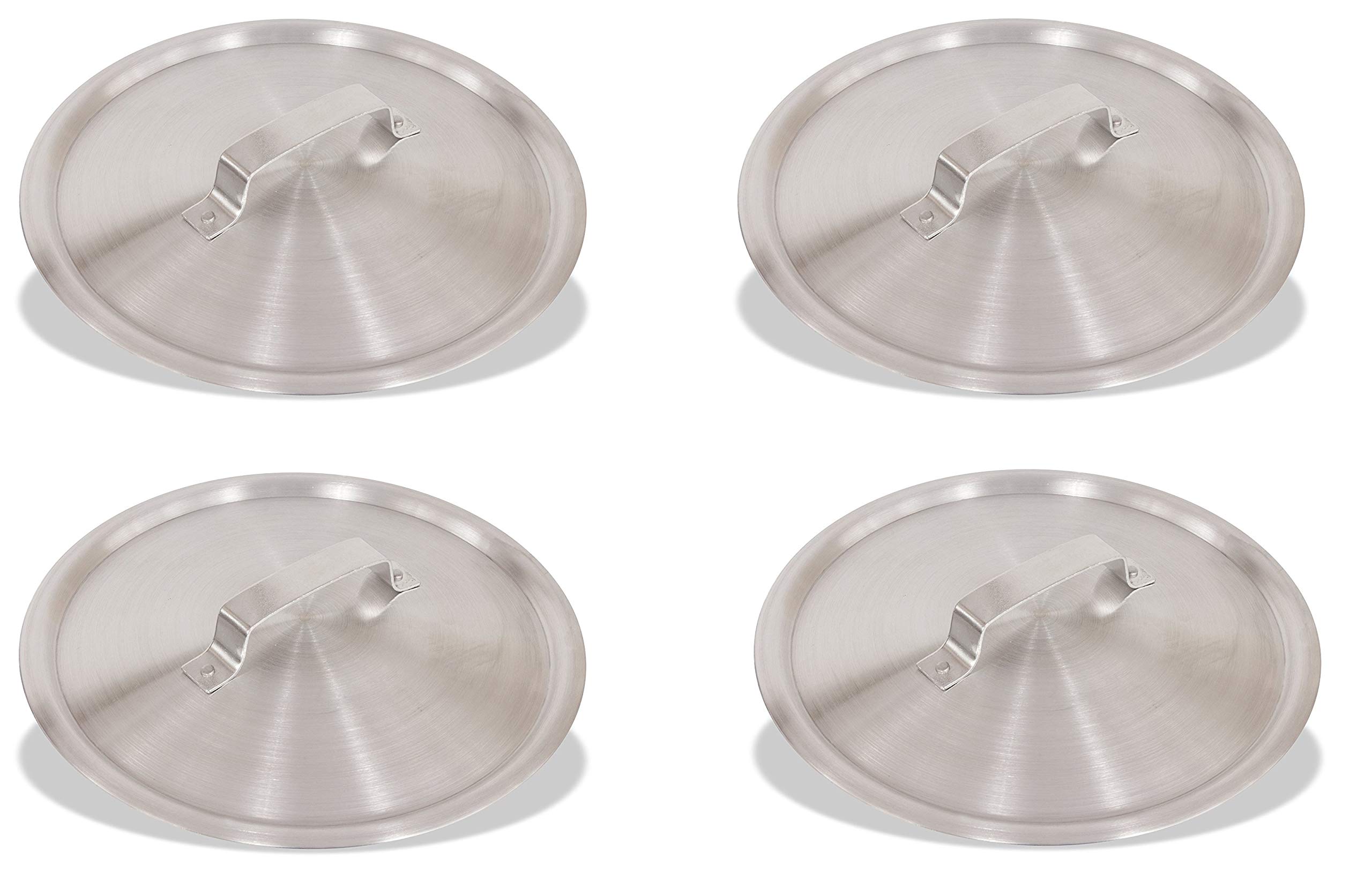Frydc14 14" Aluminum Fry Pan Dome Cover by CRESTWARE – Four Pack, Aluminum