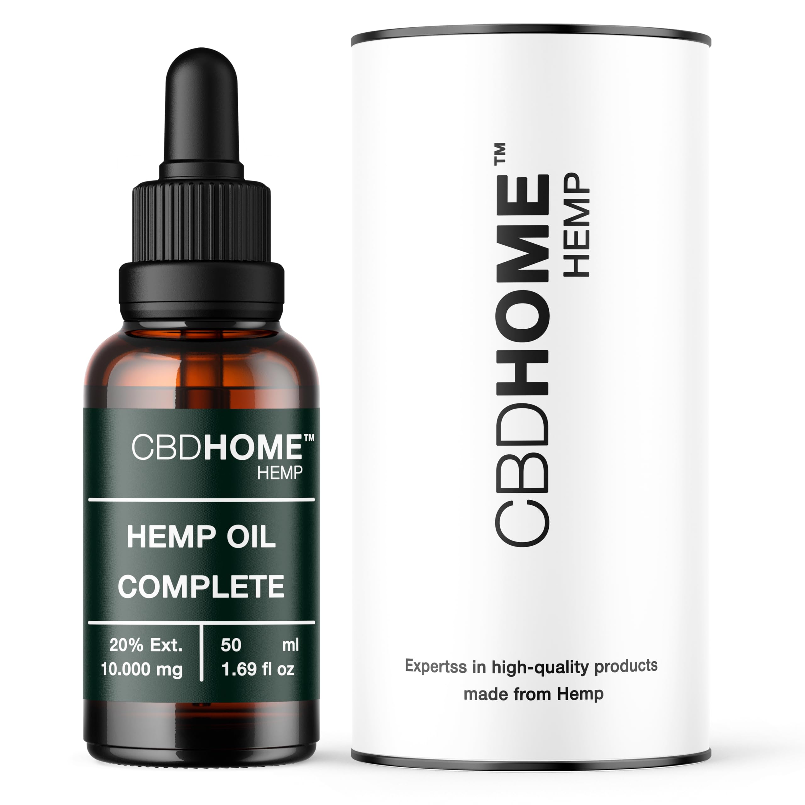 Huile de Graines de Chanvre Max 20% - 50 ml - Base de Coco et Graines de Chanvre Biologiques - Pressée à Froid - Sans Additifs ni Solvants - 100% Végétale - Certifiée Biologique UE