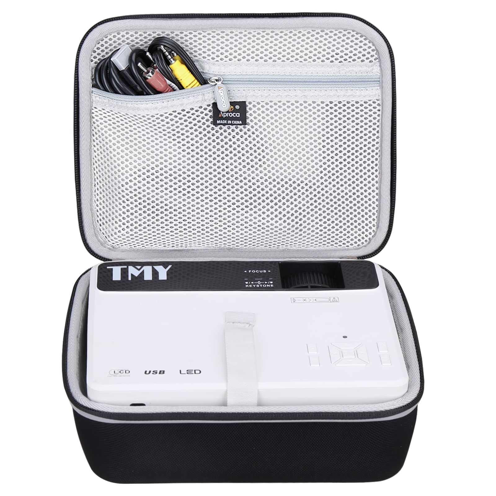 Aproca Portable Hard Storage Case, for AuKing Projector/TMY Mini Projector and Accessories