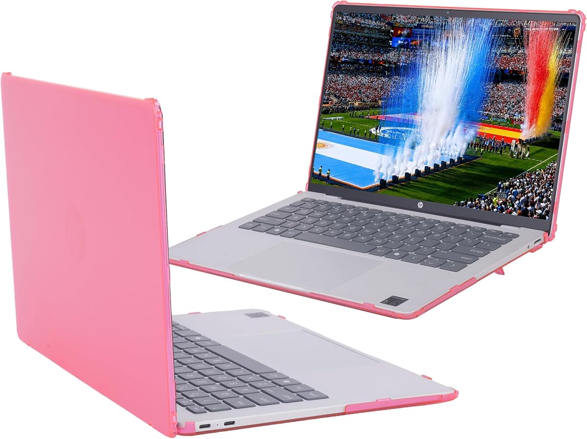 mCover Estuche para computadoras portátiles HP OmniBook 5 14-HExxxx con Windows 2025+ de 14" (NO se adapta a otros modelos HP) - Rosa