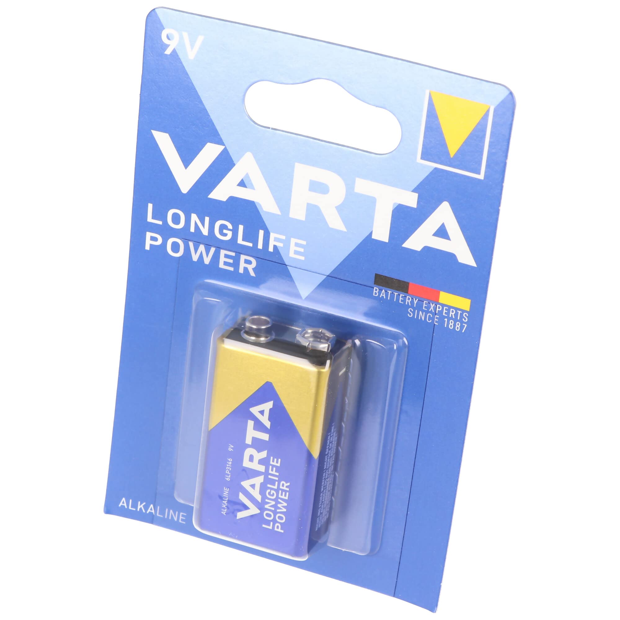 VARTA Batterien LONGLIFE Power E-Block 9,0 V 20 Stück