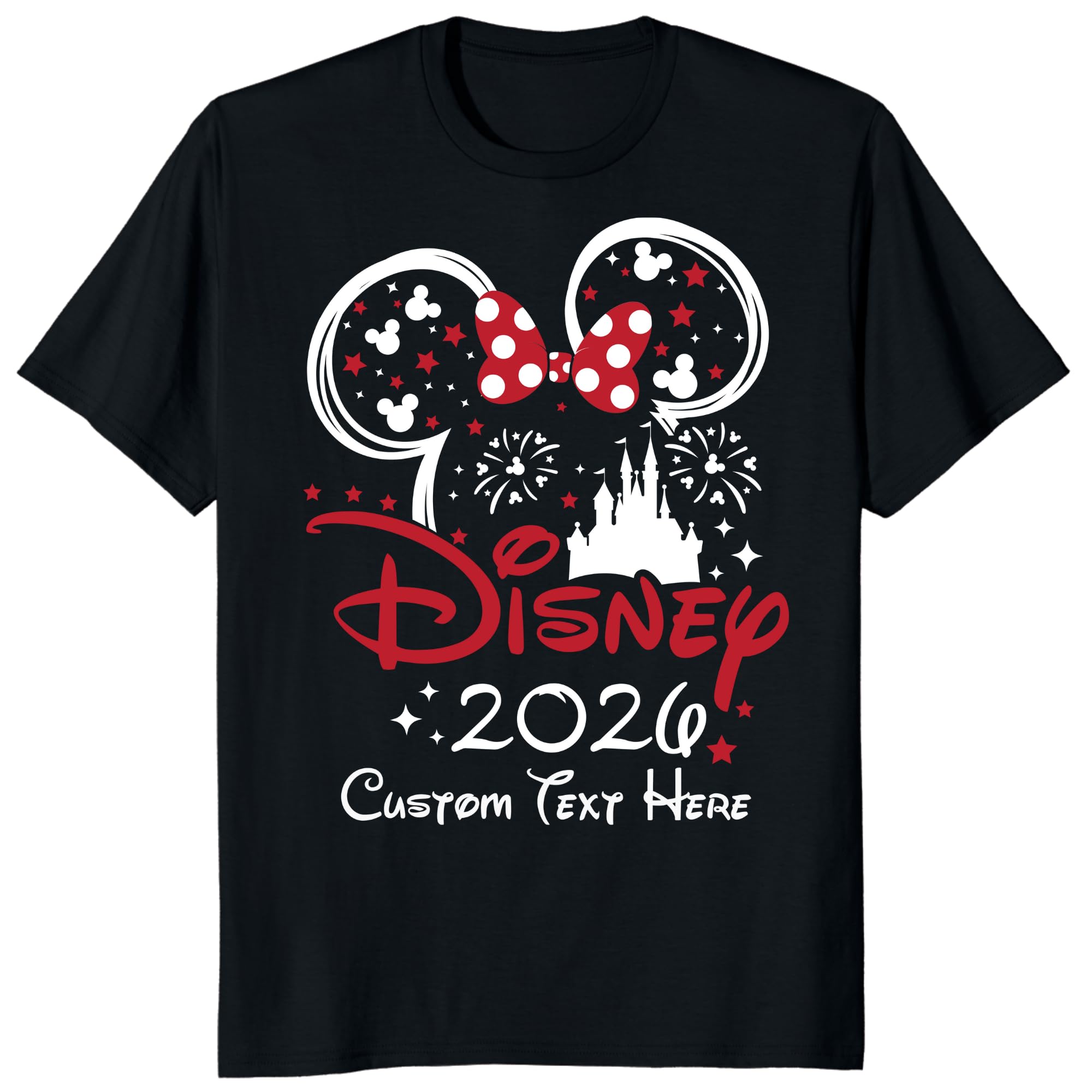 Custom 2026 Family Matching Vacation T-Shirts Family Trip Shirts with Name Personalized Magical Tee Mickey & Minnie Outfits