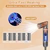 8 in 1 Negative Ionic Foldable Wrap Air Hair Styler Set, 110000 RPM High-Speed Hot Hair Dryer Brush Set for Curling, Fast Dry, Straightening - Versatile Hair Styling Tool with Multiple Attachments