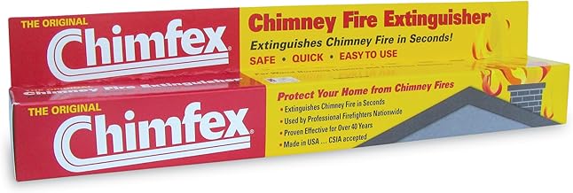 Chimfex by Orion Safety Products - CSIA Approved Chimney Fire Suppressant - Safe, Quick and Easy - Stops Chimney Fires in Homes in Under 22 Seconds