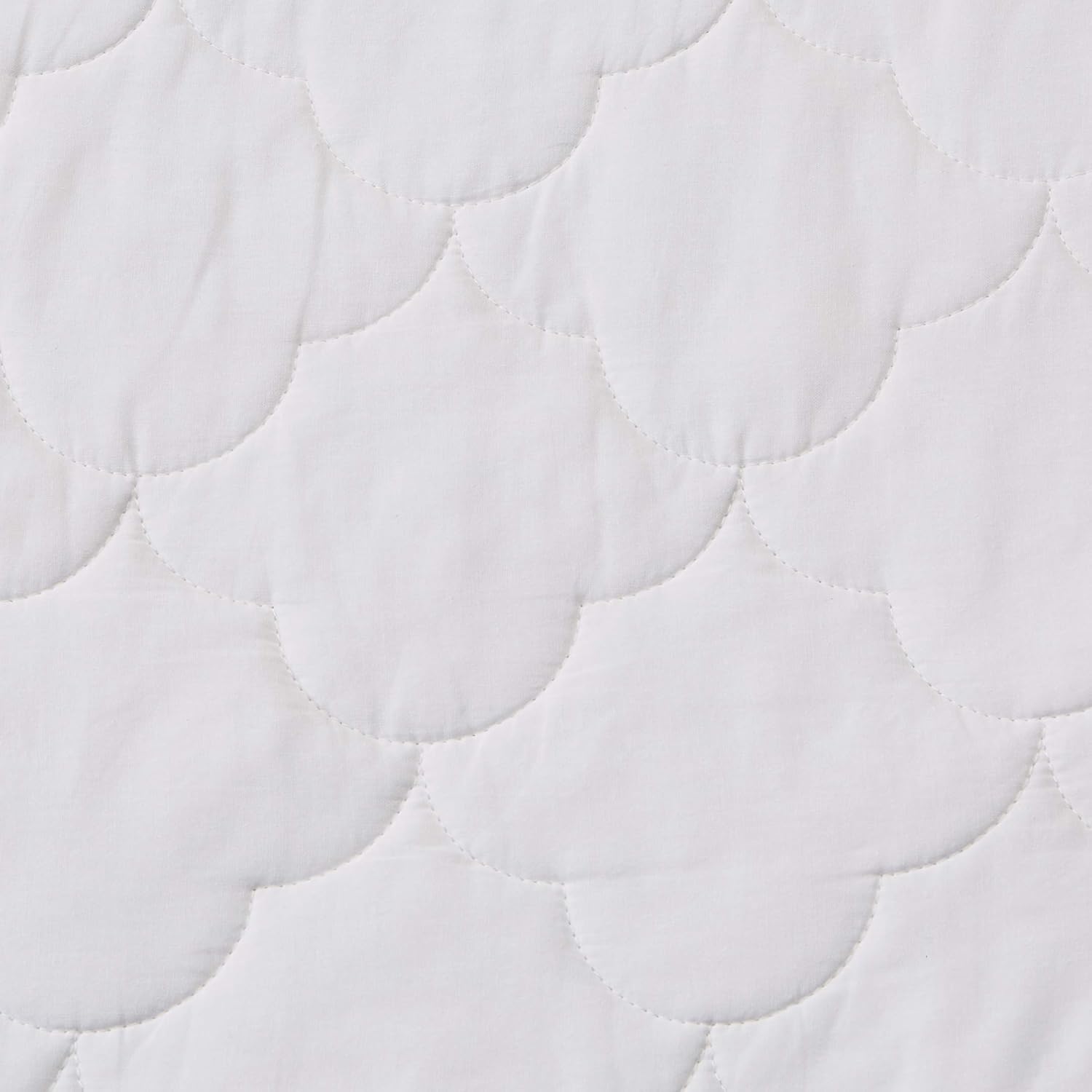 Sleep Philosophy All Natural Cotton Filled Mattress Pad Washable Bed Protector, Full, White : Home & Kitchen