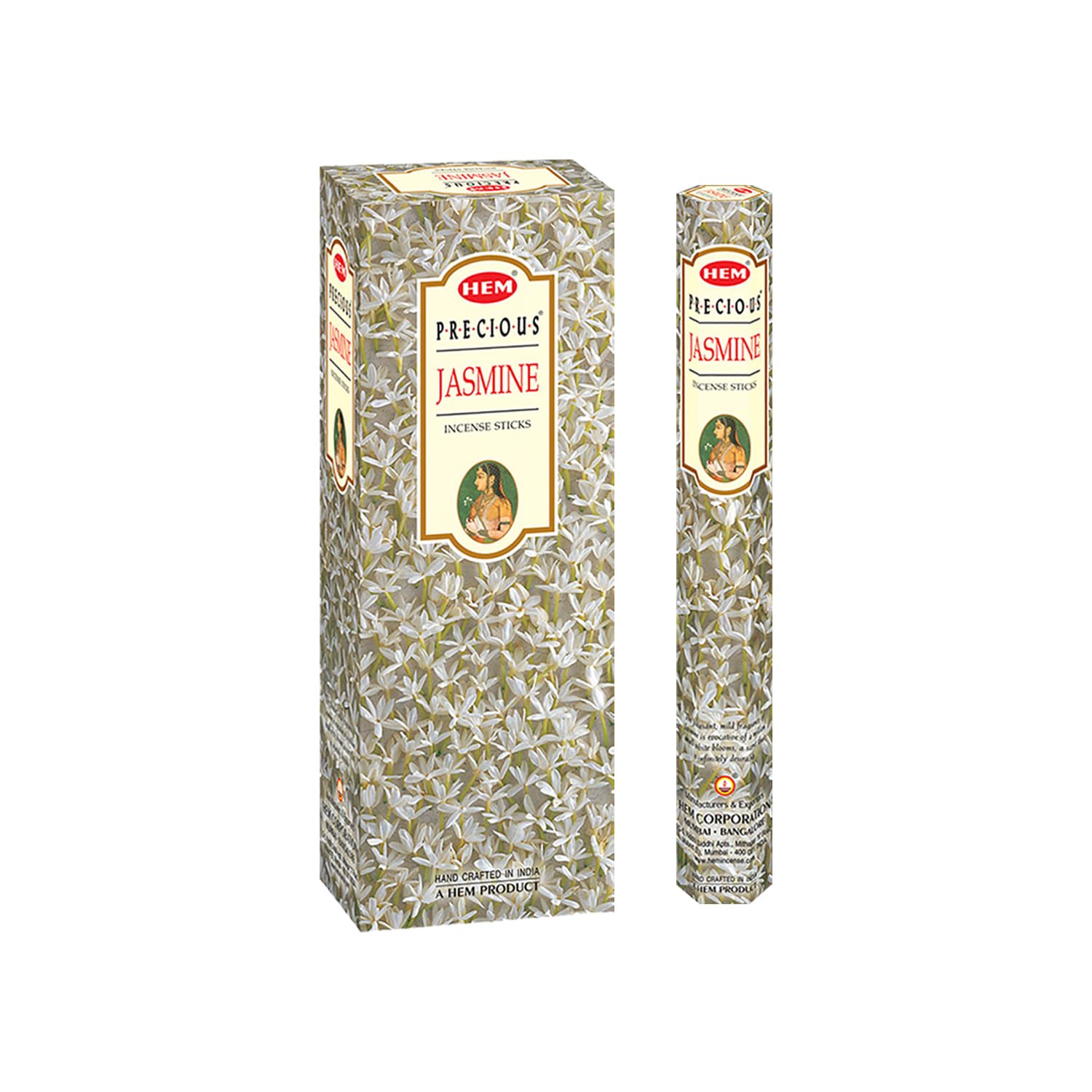 Precious Jasmine - Box of Six 20 Gram Tubes - Incense