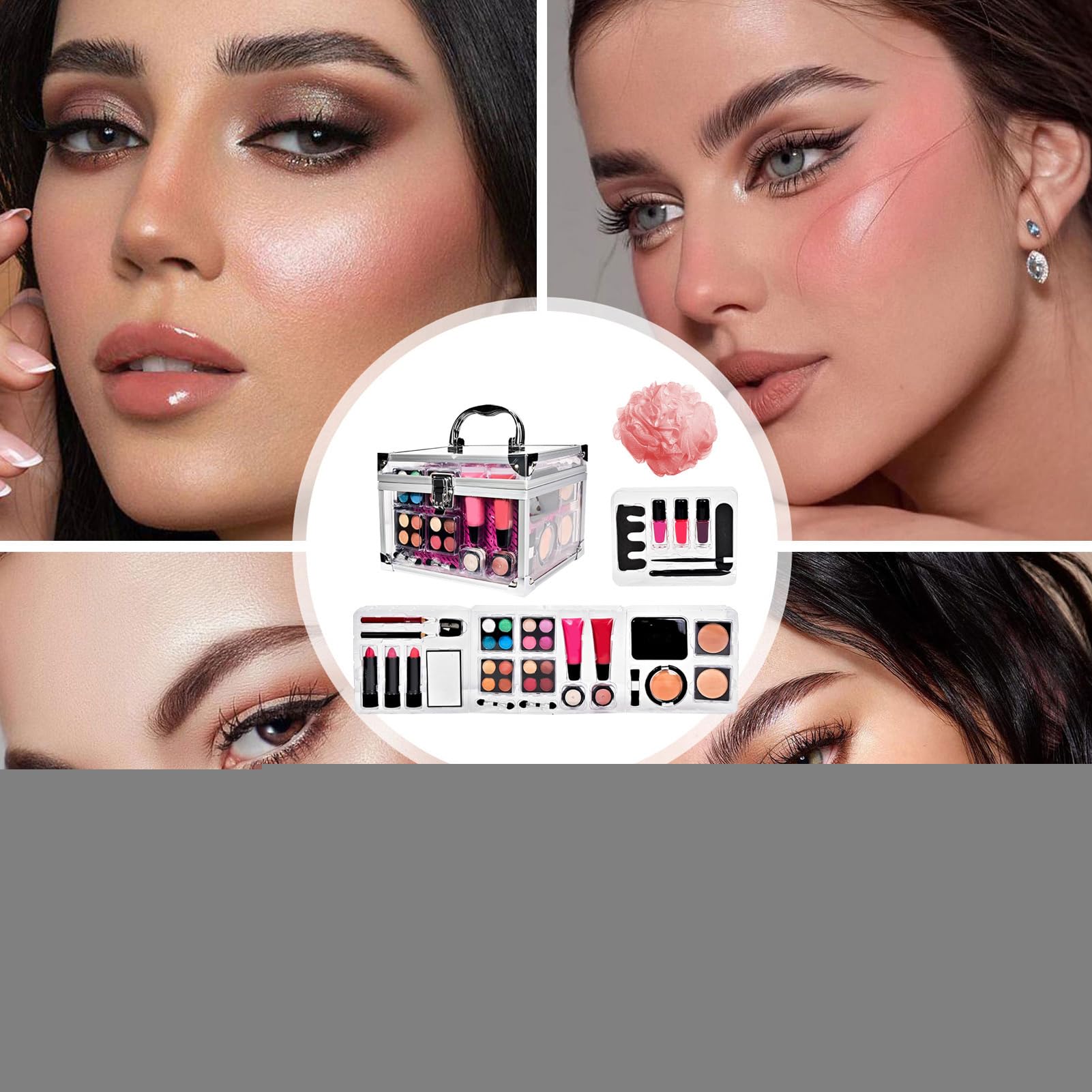 Kit Trucco per Principianti Set Trucco Portatile