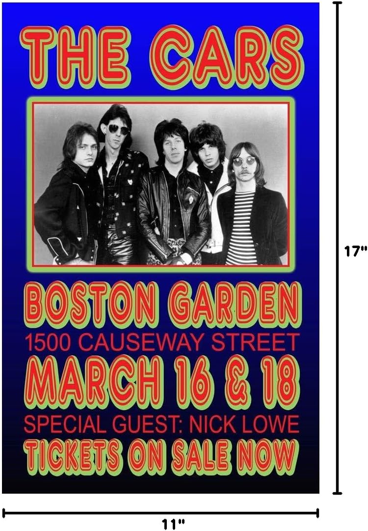 GENERIC THE CARS REPLICA 1982 CONCERT POSTER image 2