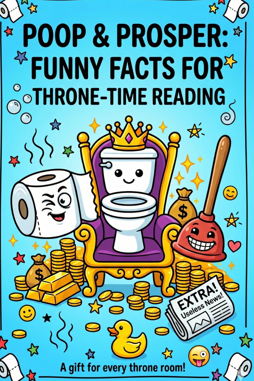 Poop & Prosper: Funny Facts for Throne-Time Reading: 300+ Hilarious Facts, Weird Trivia & Laugh-Out-Loud Bathroom Entertainment