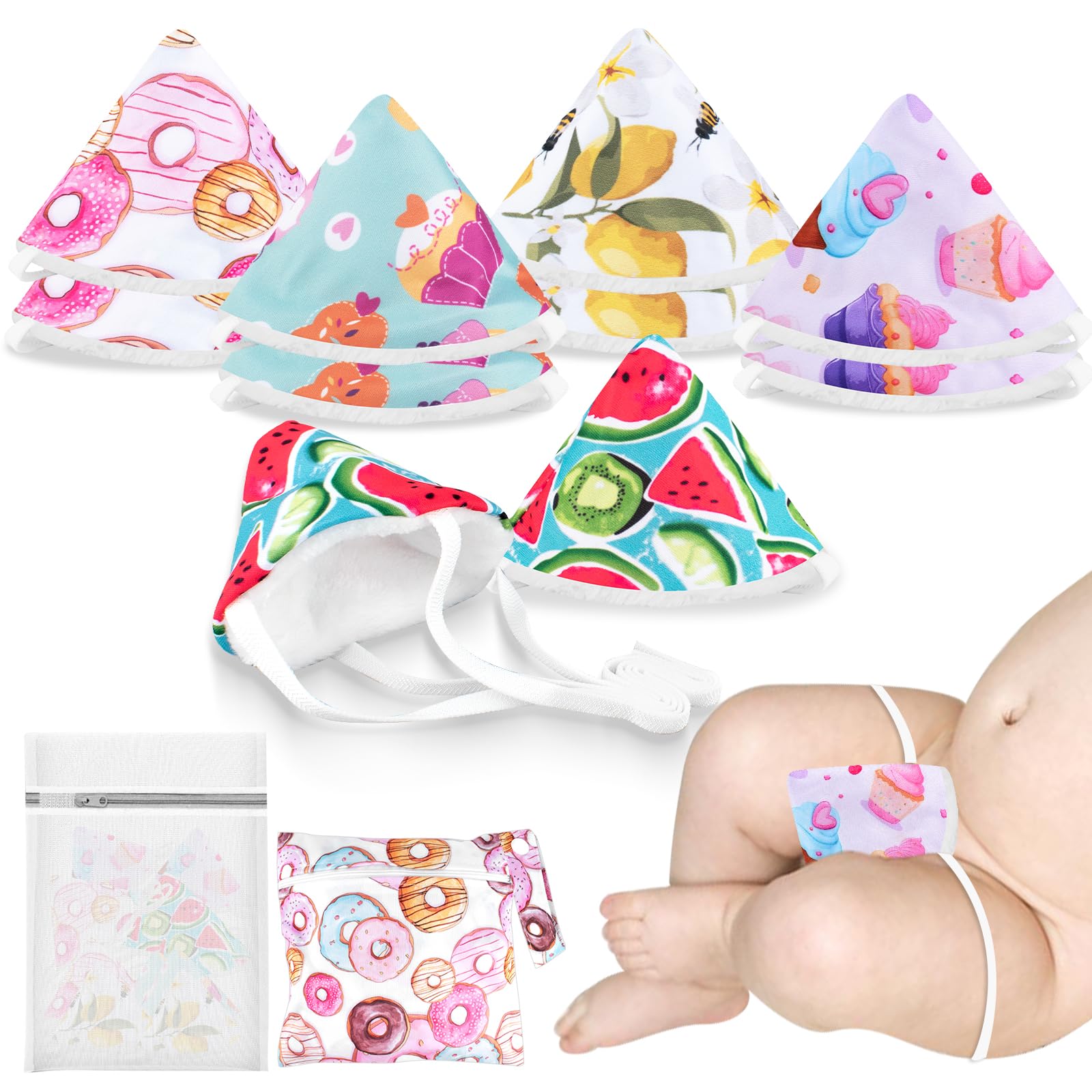 Migliorato Pipi Tipi Baby Boy 10 pezzi Pee Teepee con corda fissa borsa pannolini rete biancheria accessori