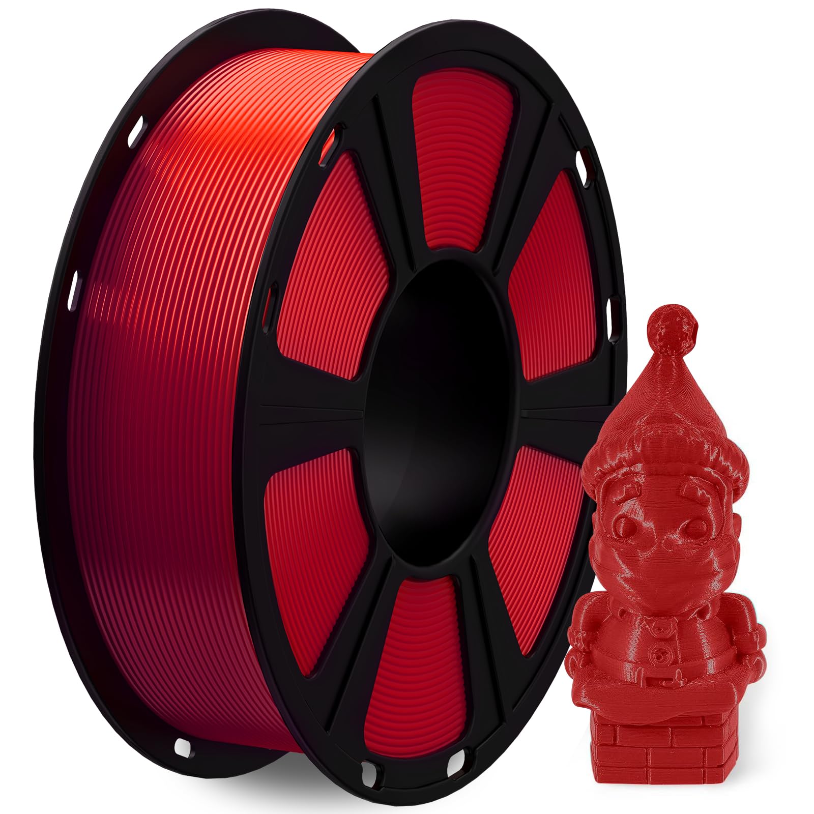 GIANTARM PETG Filament 1,75 mm rot für 3D-Drucker 1 kg Spool