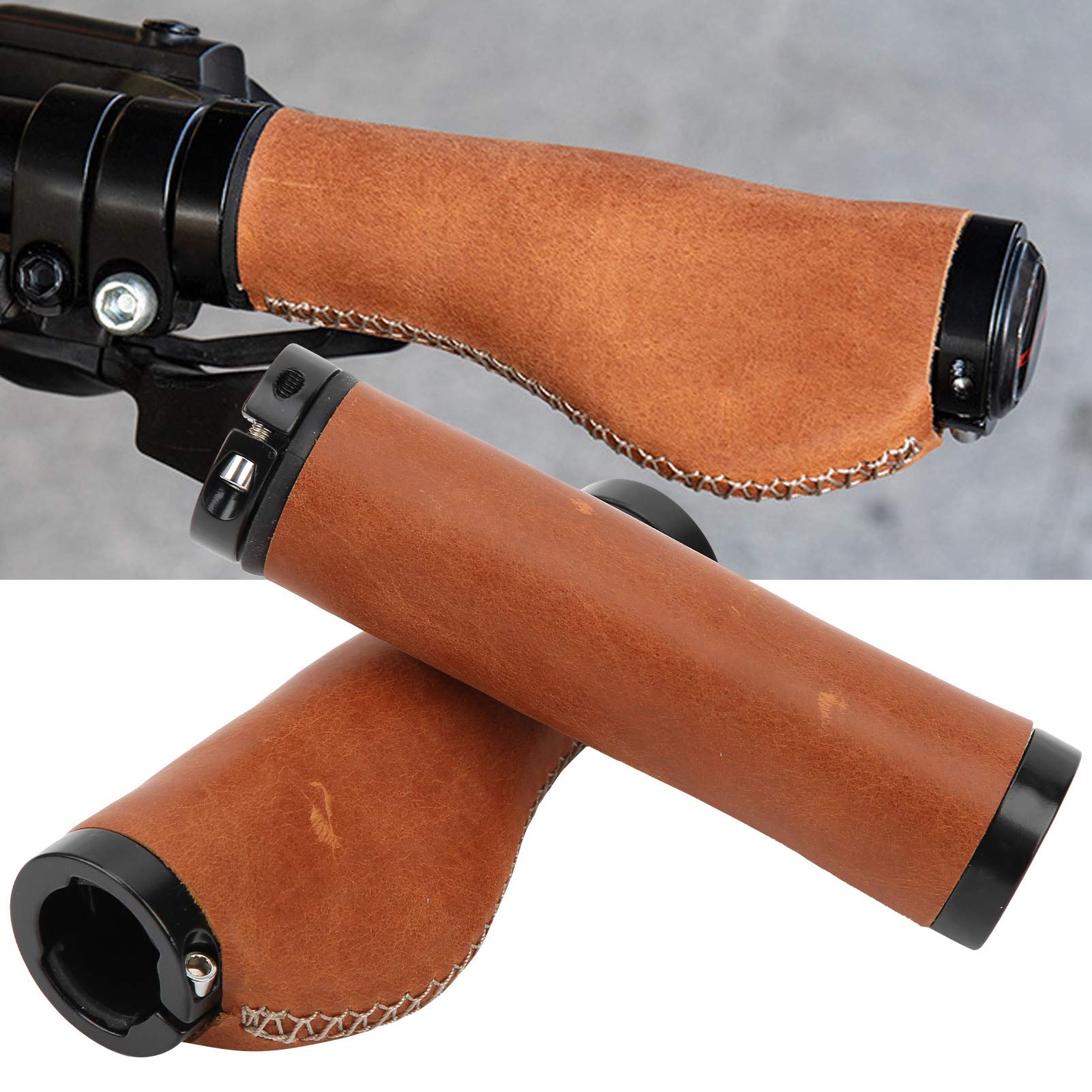 1 Paire De Housses De Guidon De Vélo, 1 Paire De Poignées De Guidon De Vélo