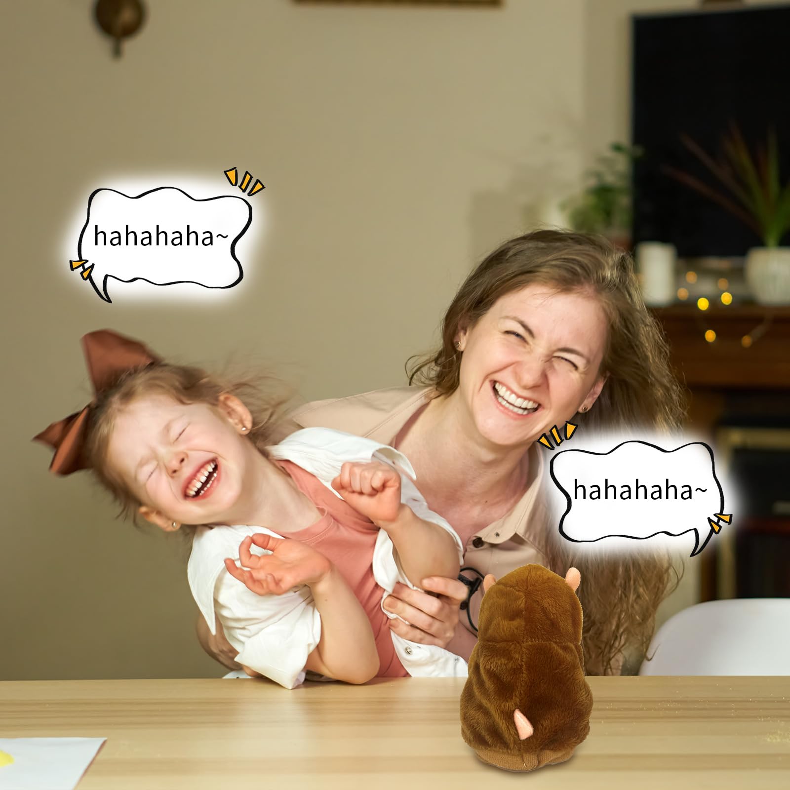 Süßer Hamster Plüschtier – Knuddelig, Waschbar & Mit Quietschfunktion