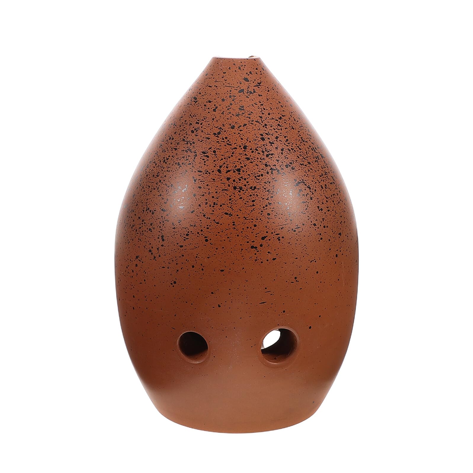 MAGICLULU Ocarina Flauto in Ceramica a 8 Fori G Tono Strumento Musicale Xun per Adulti e Bambini Principianti con Panno Pulizia Apprendistato Tradizionale Etnico