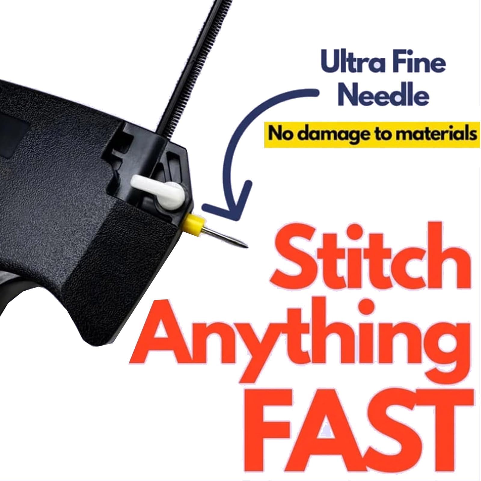Quick Clothing Fixer Mini Stitch Zoom Gun Micro Stitch Tool voor Eenvoudig Reizen op Reis met een Sterke Metalen Binnenkant (PURPLE