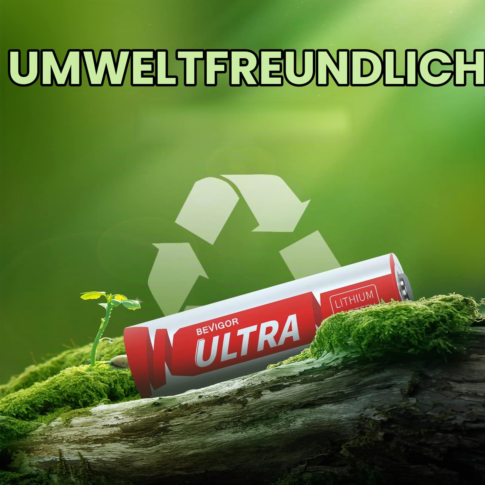 BEVIGOR AA Lithium Batterien 24 Stück, 1,5V Hochleistungs AA-Batterien, Nicht wiederaufladbar, geeignet für Haushaltsgeräte und Sicherheitsausrüstung