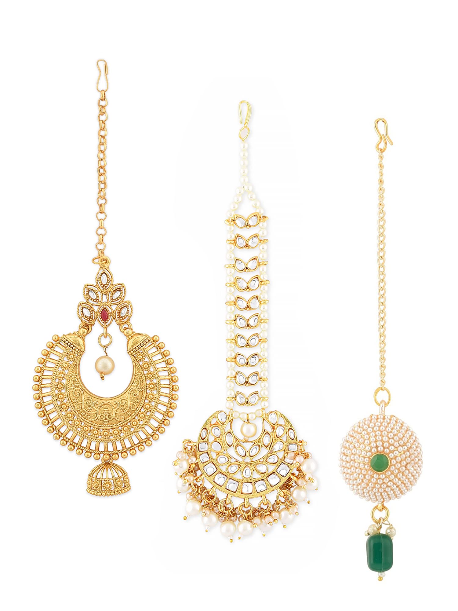 See full amazon price history chart for Zaveri Pearls Combo of 3 Gold Tone Kundan Maangtikka For Women-ZPFK13074 Zaveri Pearls Combo of 3 Gold Tone Kundan Maangtikka For Women-ZPFK13074 (B09WVV2LC8) Amazon Price History, Amazon Price Tracker