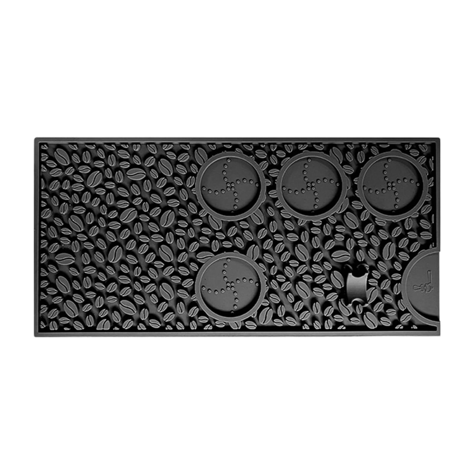 TFAOYS Modern Coffee Pubs Accessory Mats with Nonslip Bottom Perfect for Brewing Stations in Cafes or Residential Kitchens Space Coffee Station Mats
