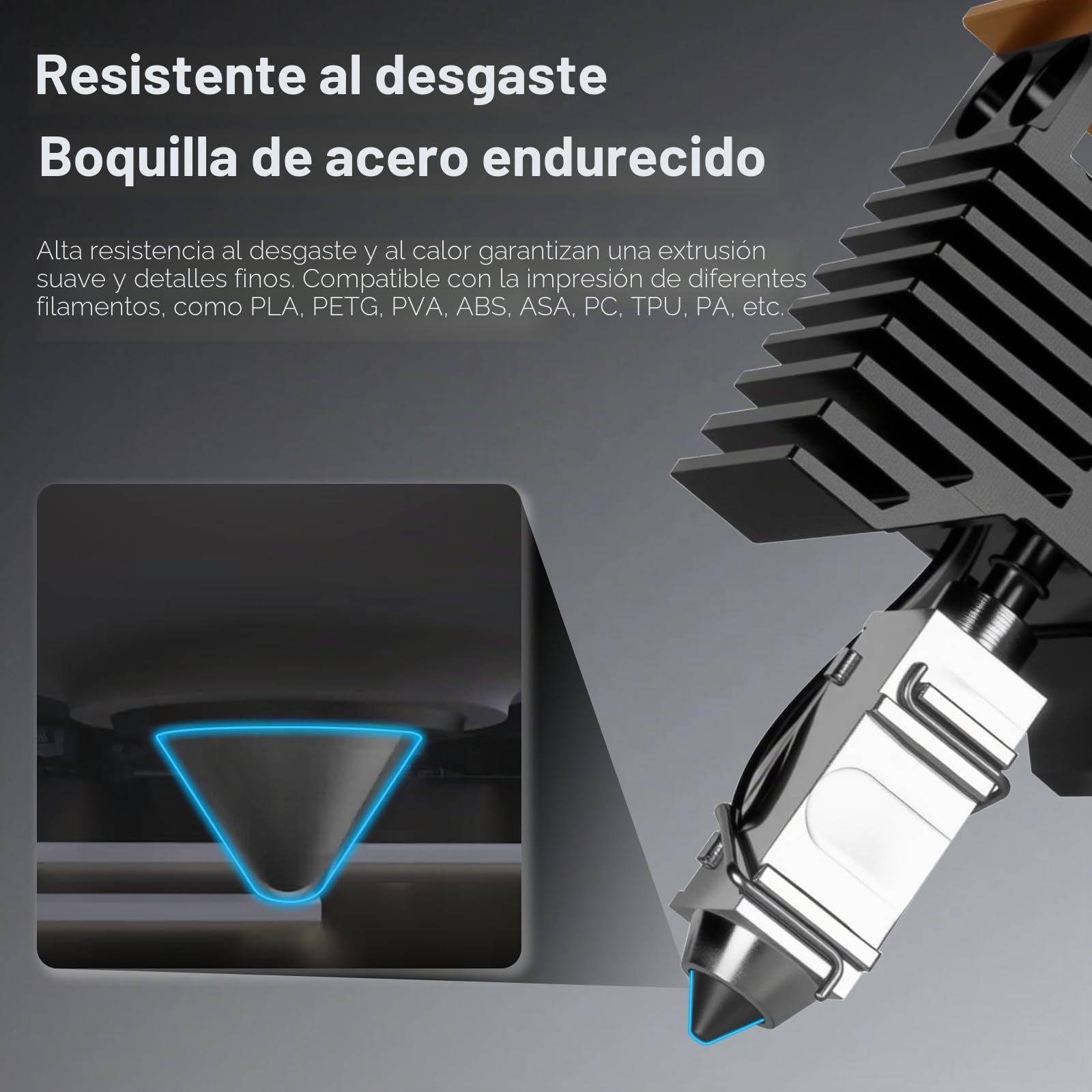 4PCS U1 Hotend 0.4mm Boquilla Acero Endurecido Compatible with Snapmaker U1 Impresora 3D Ceramic Rapid Heating Extruder HotEnd con Cepillo Silicona,Cubierta Silicona y Almohadilla Antiderrames