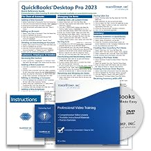 TEACHUCOMP DELUXE Video Training Tutorial Course for QuickBooks Desktop Pro 2023- Video Lessons, PDF Instruction Manual, Quick Reference Guide, Testing, Certificate of Completion