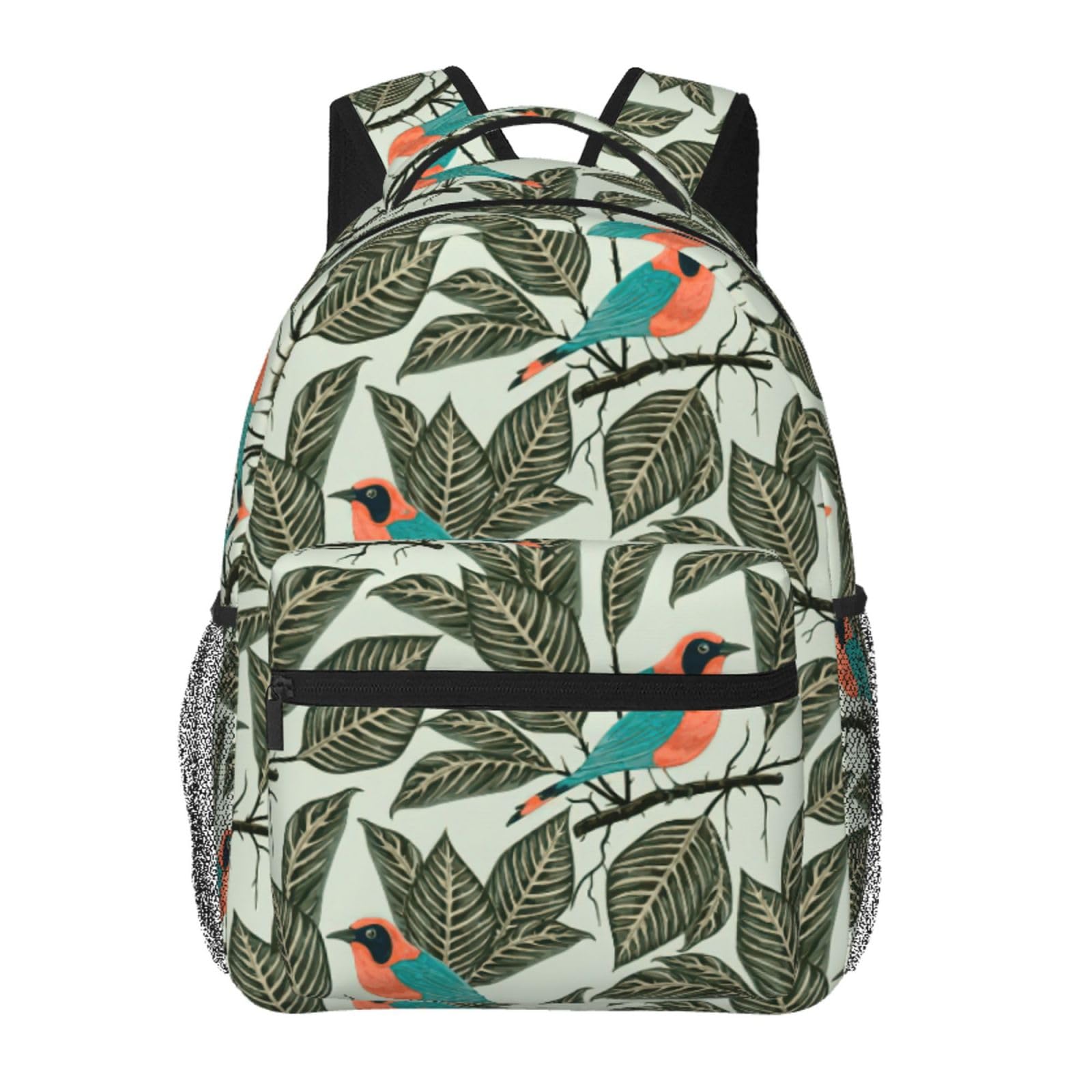 Mochila plegable ligera de estilo tropical para excursiones y camping 6