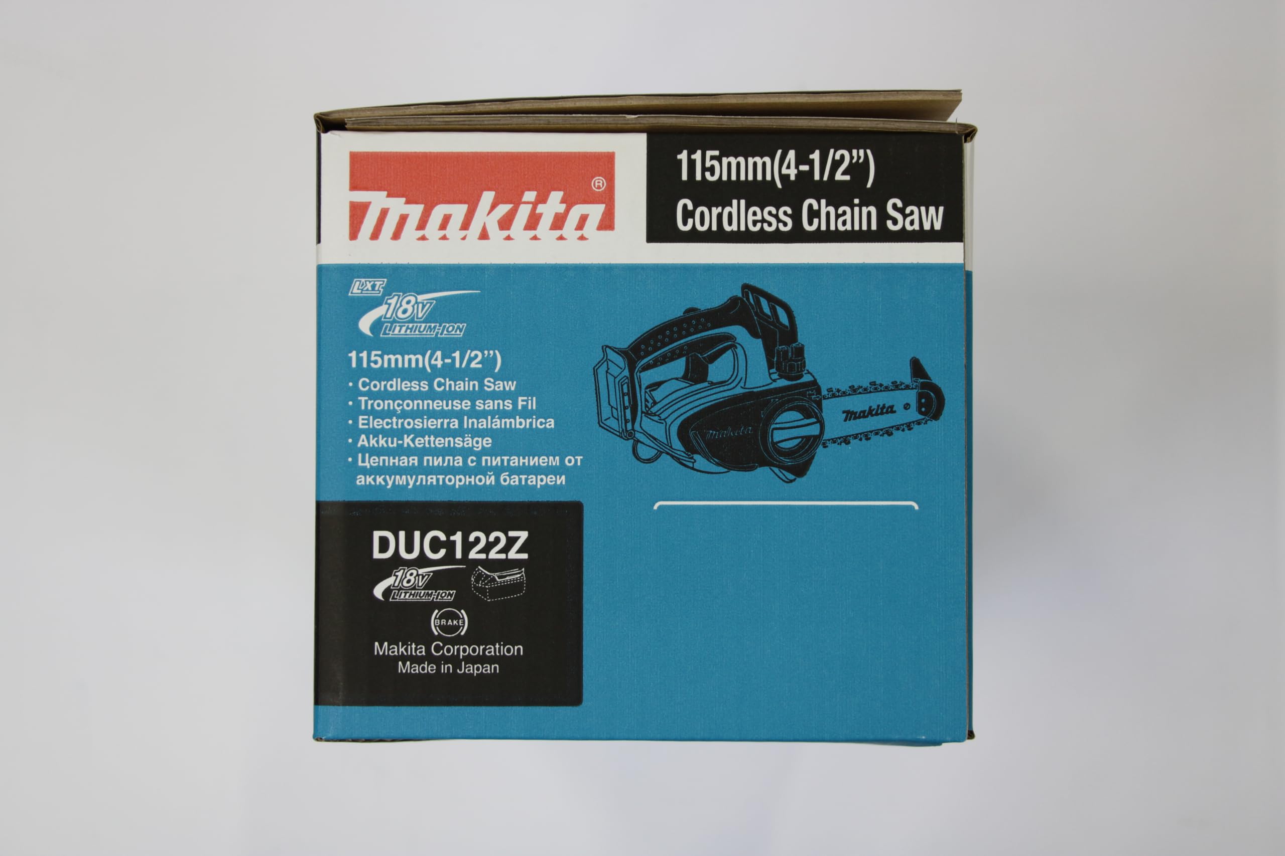 MAKITA DUC122Z - Sierra de cadena a bateria 18V litio-ion solo maquina sin cargador ni bateria