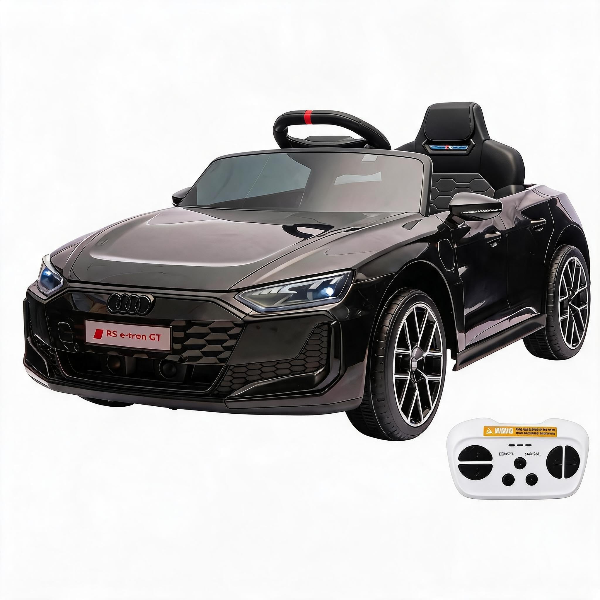 12V Kids Electric Ride-on Car Licensed Audi RS Electric GT Black