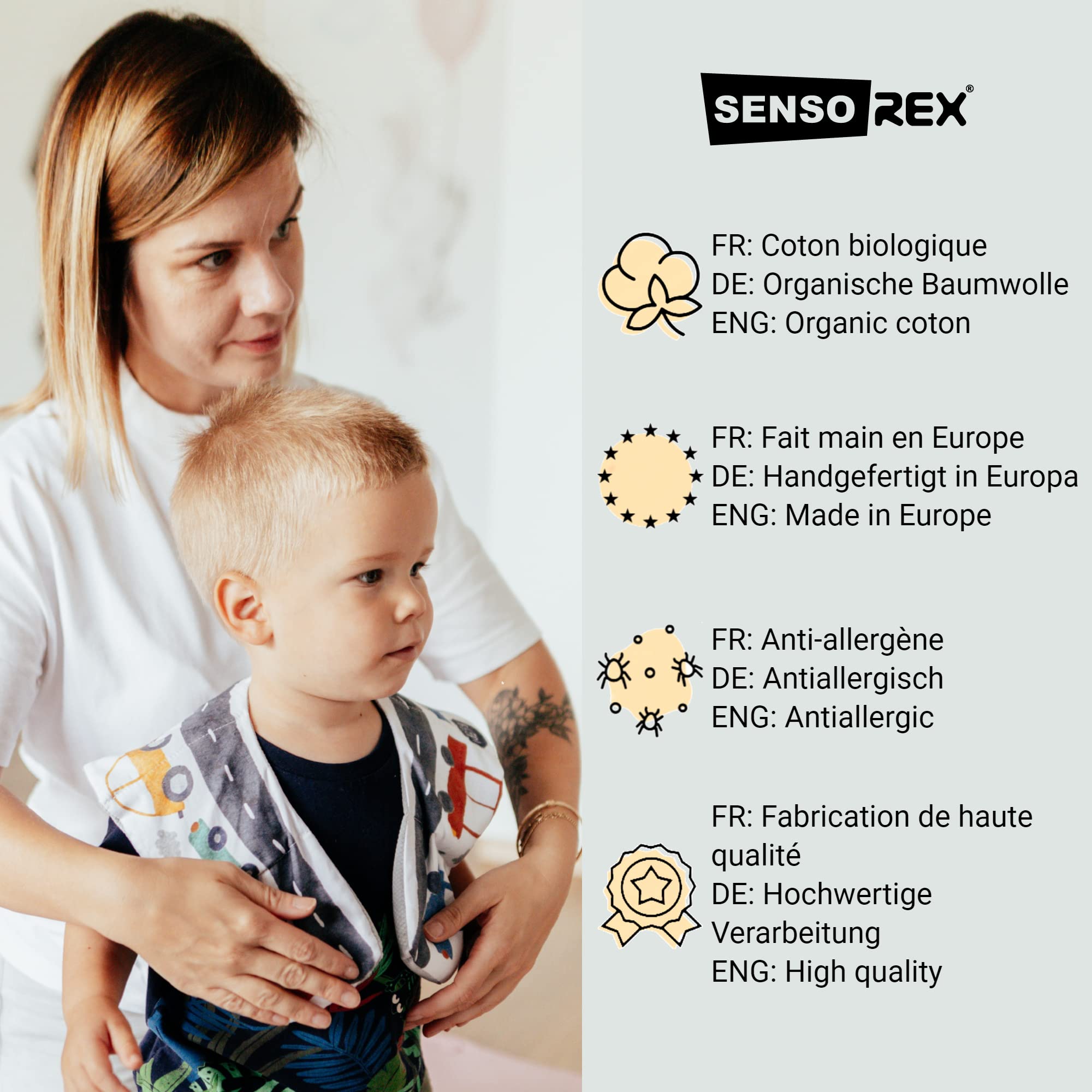 Senso-rex Gewichtskragen Aus Baumwolle – Bei Sens Produktbild-Vorschau 3