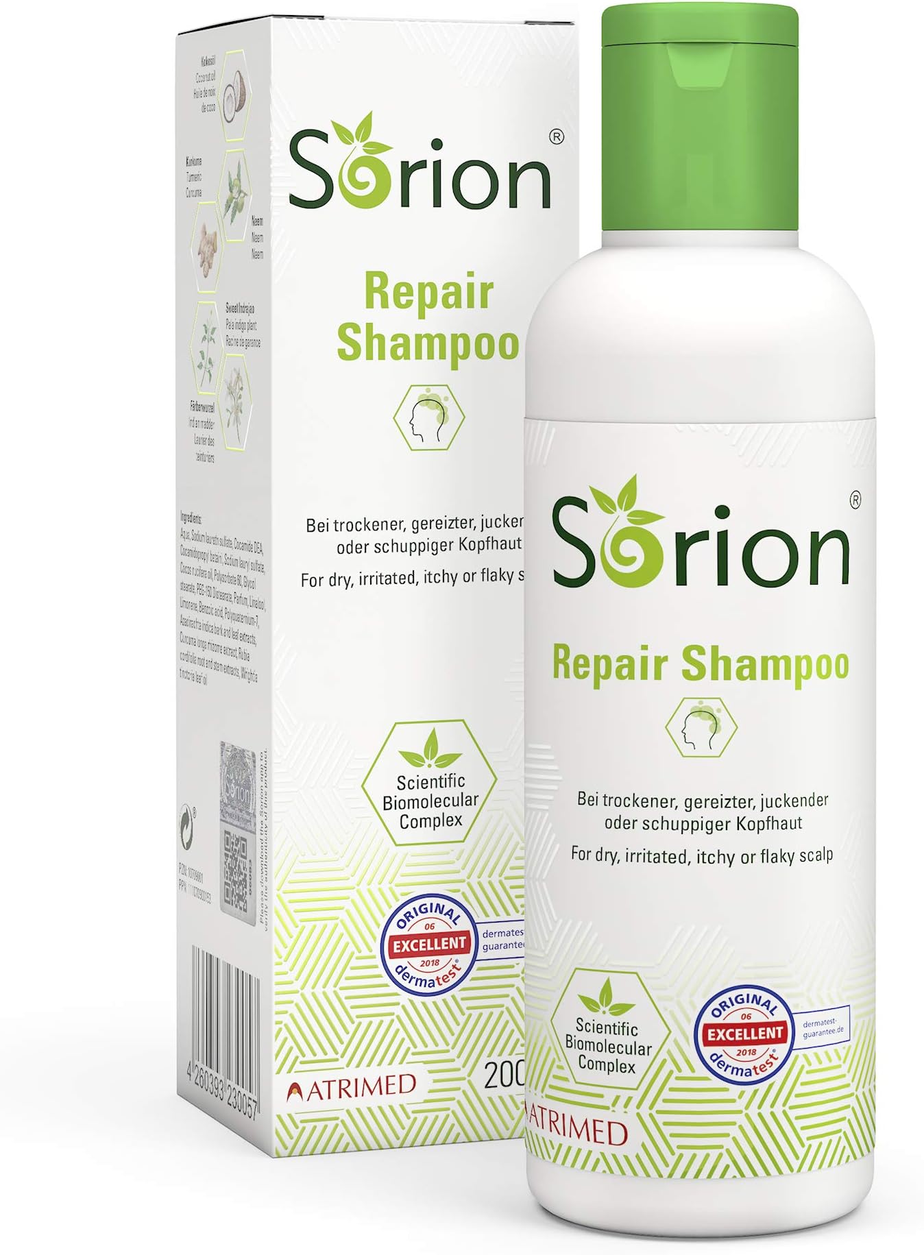 Sorion Shampoo 200 ml - for sensitive, dry and irritated skin