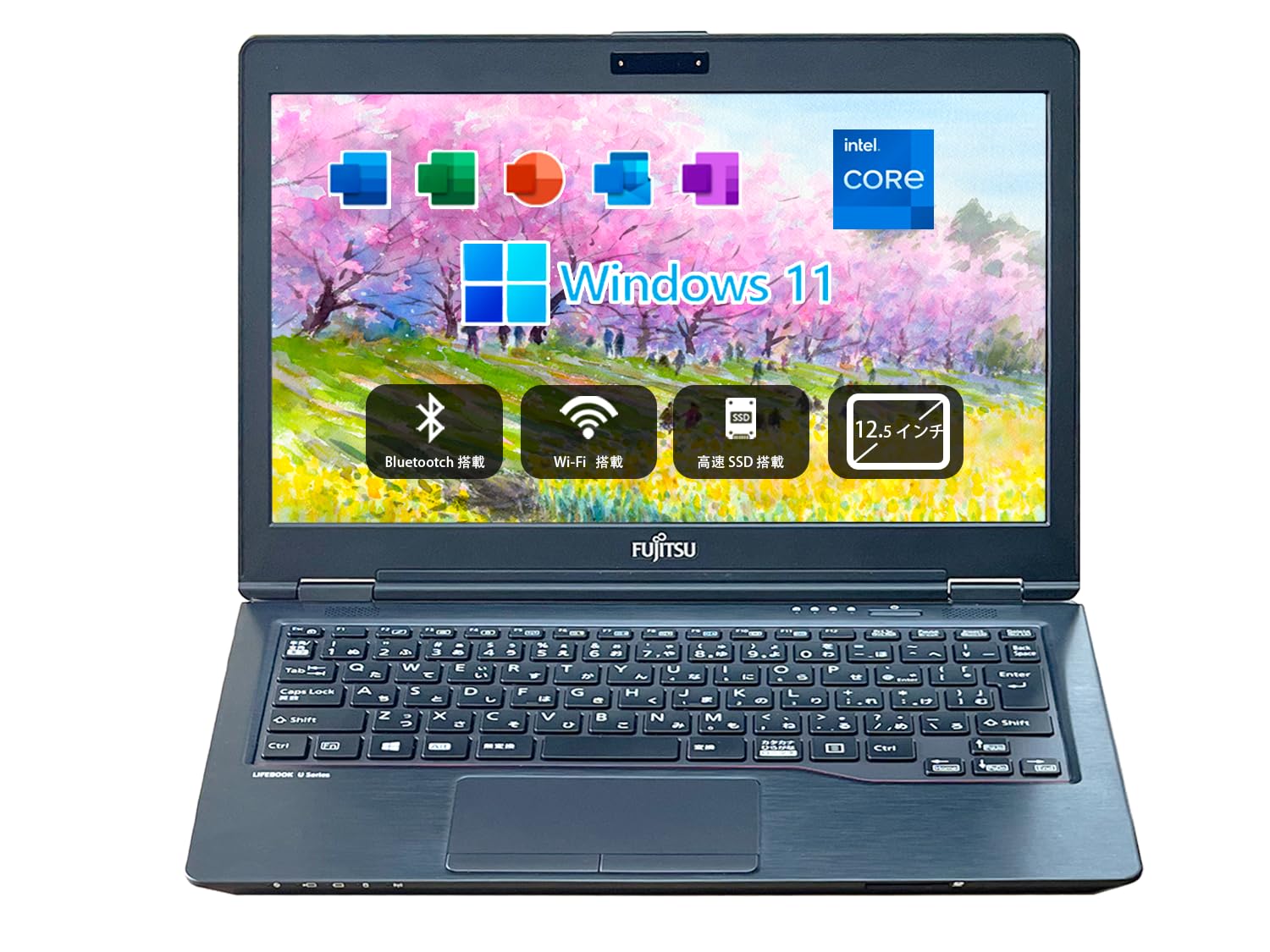 準美品 LTEモデル‼️LIFEBOOK☘️第12世代☘️フルHD☘ノートパソコン 富士通 ノートパソコン（PC） LIFEBOOK（ライフブック） 最新
