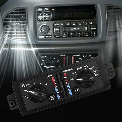 Miniatura 3 de Calentador AC Módulo de control de clima dual para 2000-2005 Buick Century 3.1L 2000-2004 Buick Regal 3.8L Reemplaza 10308120 10447470 599199