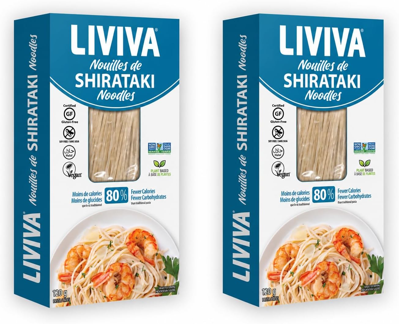 Dried Shirataki Low Carb Plant-Based Gluten Free Pasta – Konjac Noodles - Taste & Cook like Regular Spaghetti & Rice – Diabetic-Friendly, Low Calories, Vegan, Halal, Kosher, Non-GMO, Plant-Based (2 Pack, Noodle)
