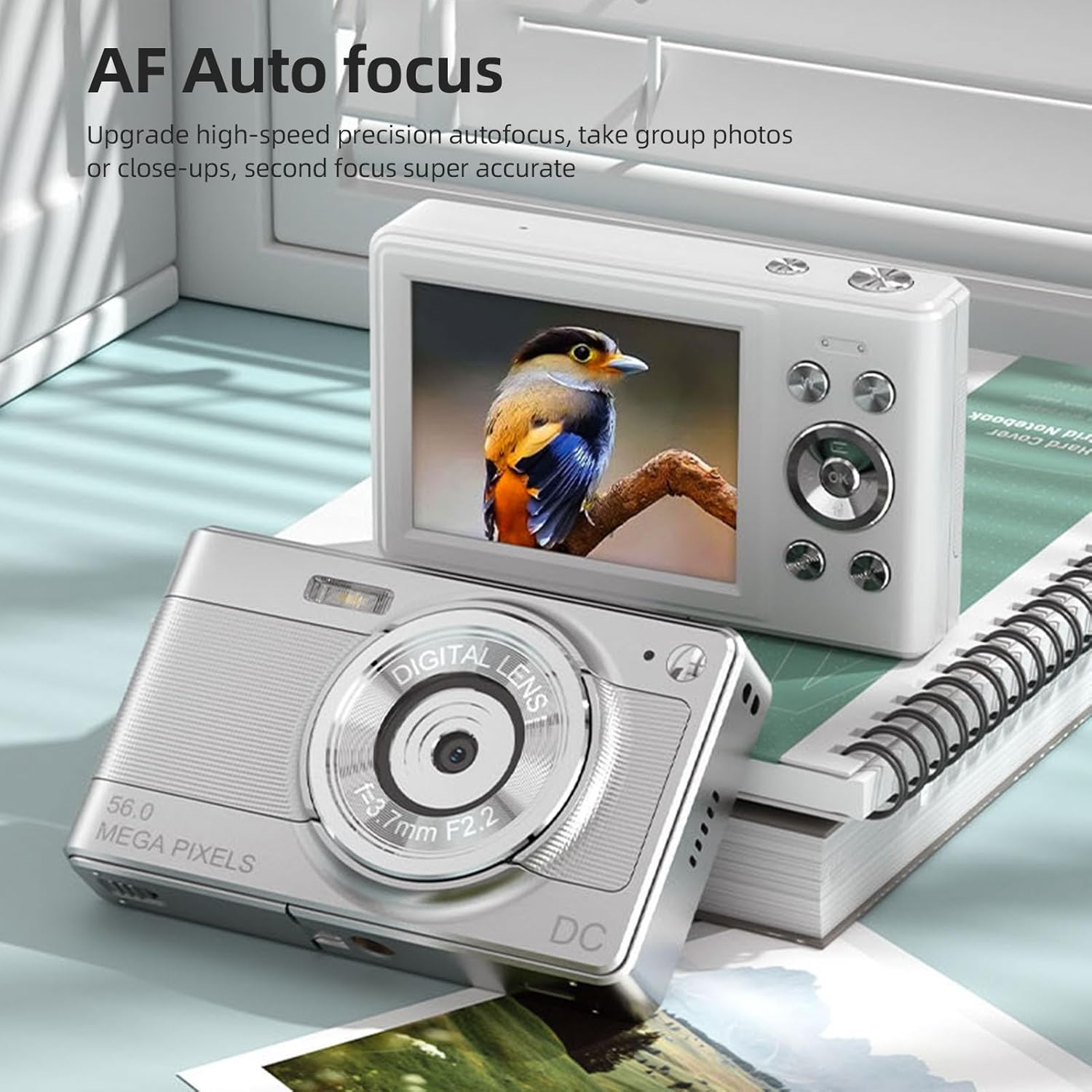 Andoer Digital Camera demonstrating AF Auto Focus
