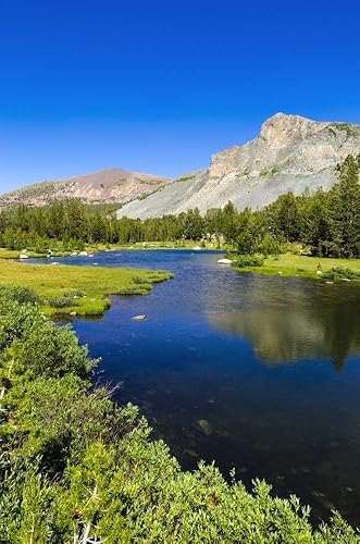 Posterazzi PDDUS05RBS1312 Tarn alpino Mount Dana, Tuolumne Meadows, Yosemite National Park, California Photo Print, 18 x 24, Multi