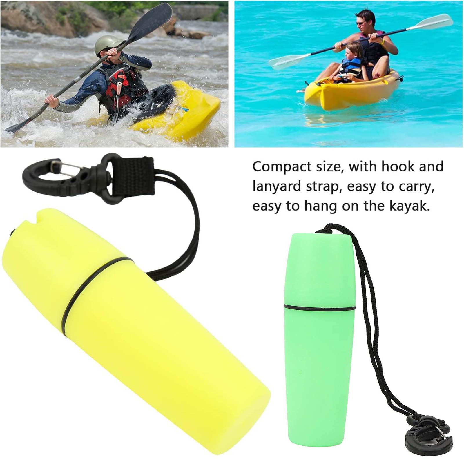 PASNMKvn Dry Storage Box with Lanyard Hook Dry Box Kayak Sealed Bottle Water Diving Seal Box for Diving Swimming