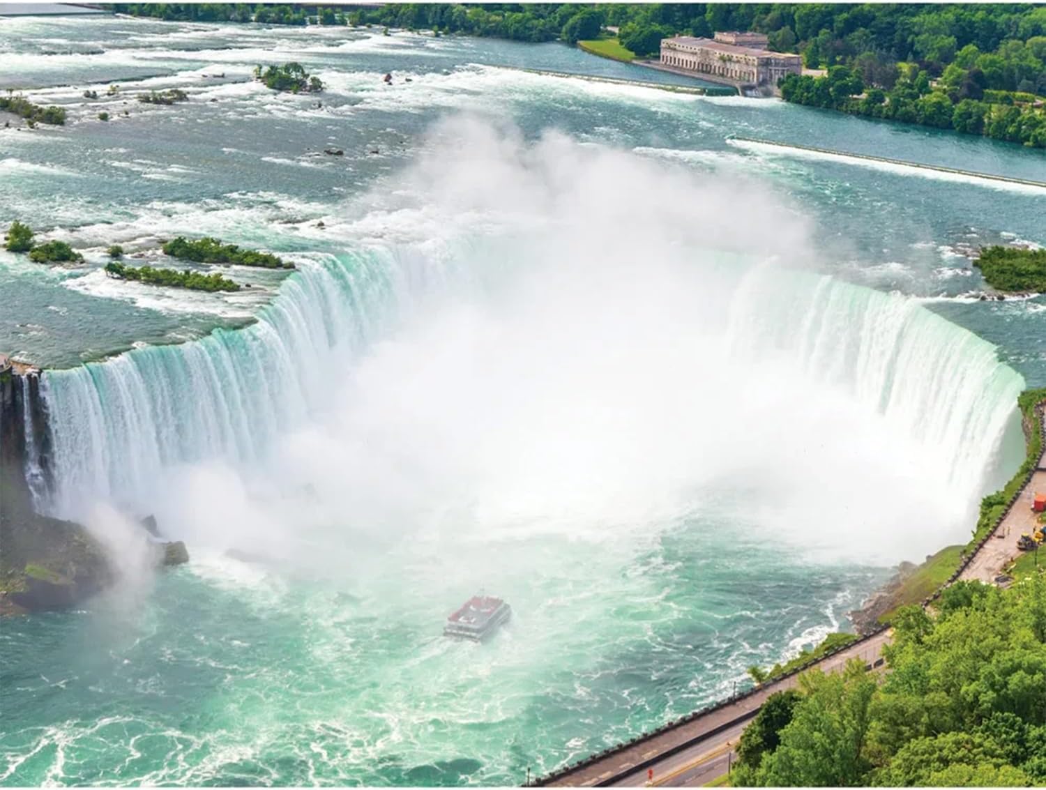 Bits and Pieces 1000 Piece Puzzles for Adults - Large 20" x 27" Jigsaw Puzzles 1000 Pieces, Random Die Cut, No 2 Pieces Alike, Niagara Falls