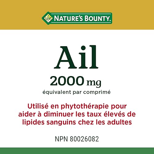 Miniatura 3 de Nature's Bounty Ajo 2000mg, 200 Tabletas