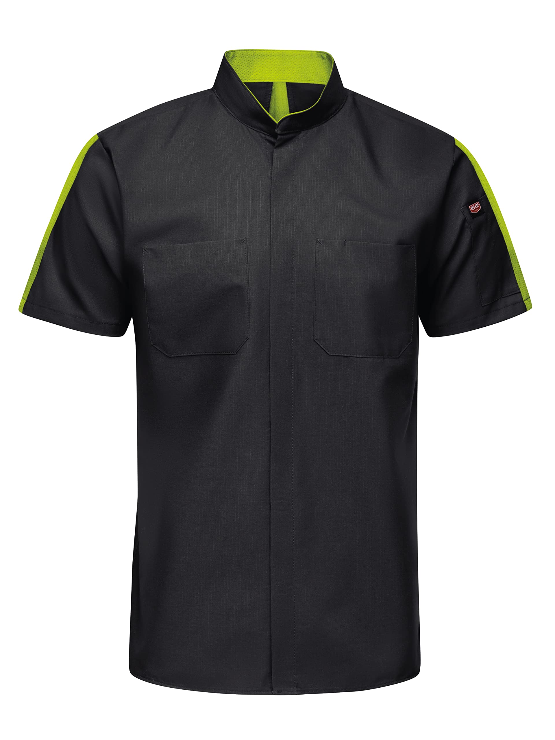 Red Kap Men's Short Sleeve Two Tone Pro+ Work Shirt with Oilblok and Mimix