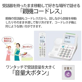(未使用･未開封品)　シャープ 電話機 コードレス 子機1台付き 振り込め詐欺対策機能搭載 JD-AT85CL 0pbj0lf Amazon | シャープ 電話機 コードレス 子機1台付き 振り込め詐欺