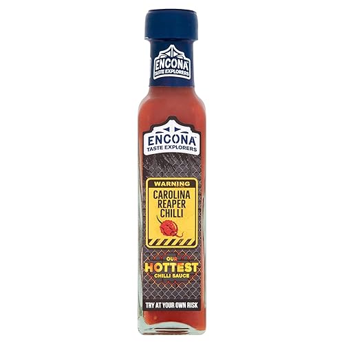 Encona Carolina Reaper - Salsa de chile - 4.8 fl oz - Paquete de 4