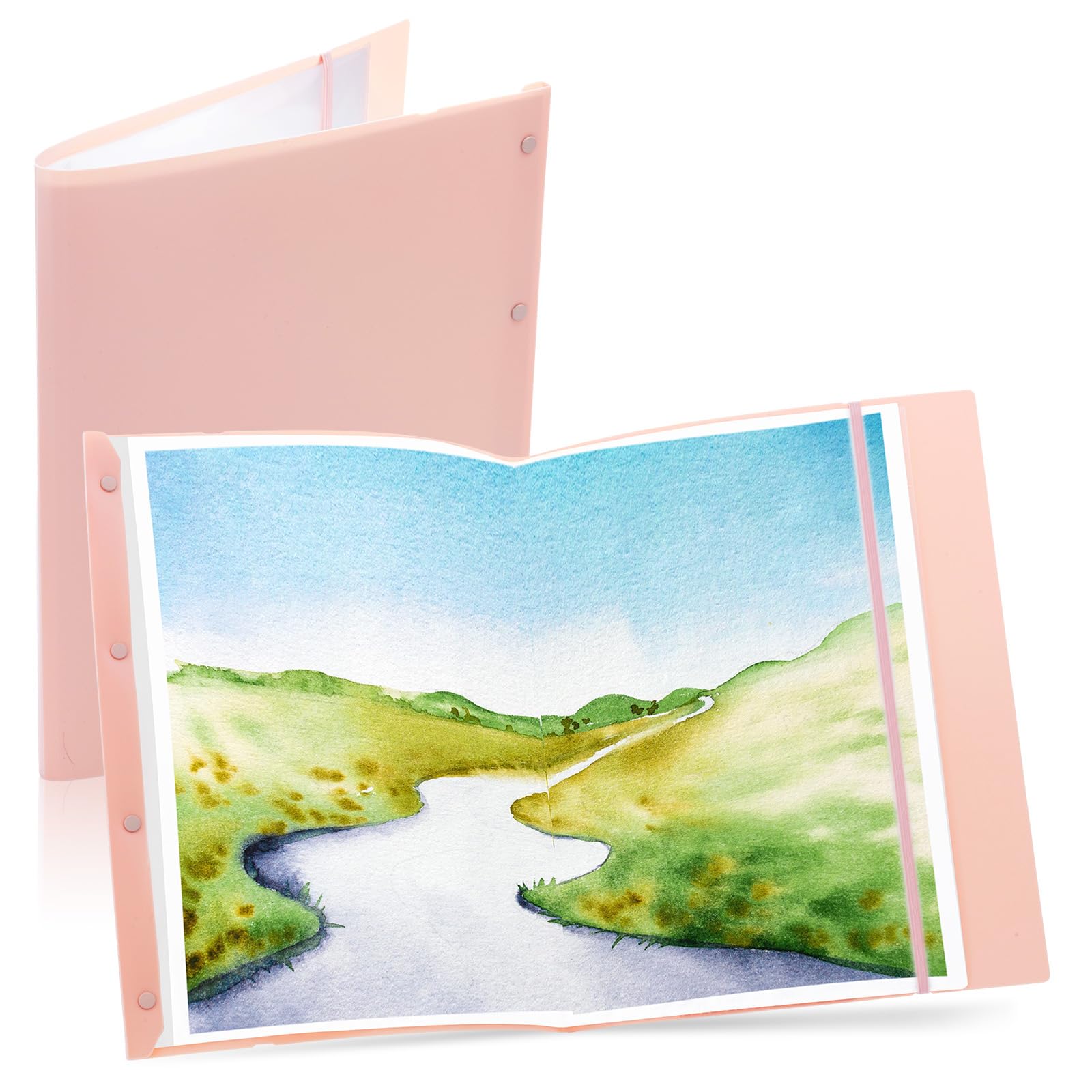 M&G A3 Präsentationsmappe Blau - 30 Klarsichthüllen Für Dokumente & Kunstwerke