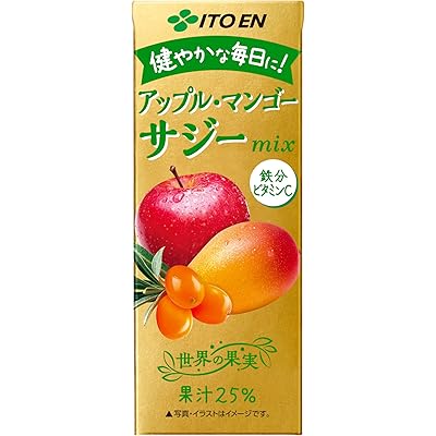 伊藤園 アップルマンゴーサジーミックス エコパック (紙パック) 200ml ×24本