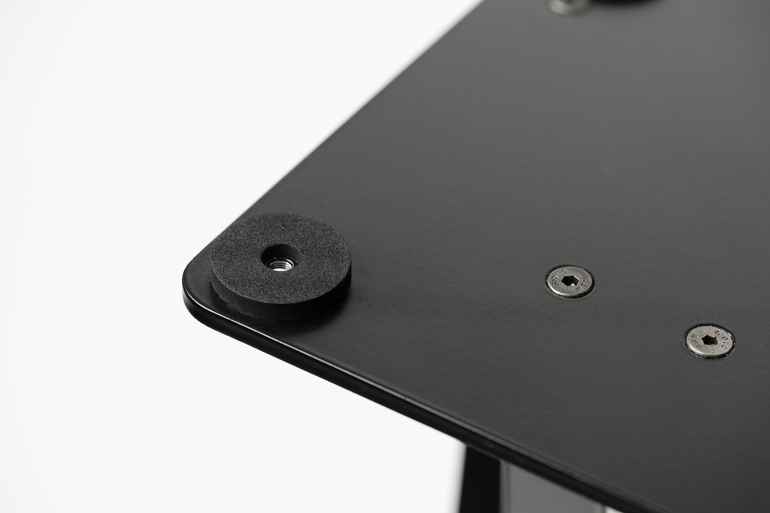 Pro-Ject Tristand, Hochwertiger Lautsprecherständer aus Stahl mit höhenverstellbaren Spikes, Stereopaar (Black)