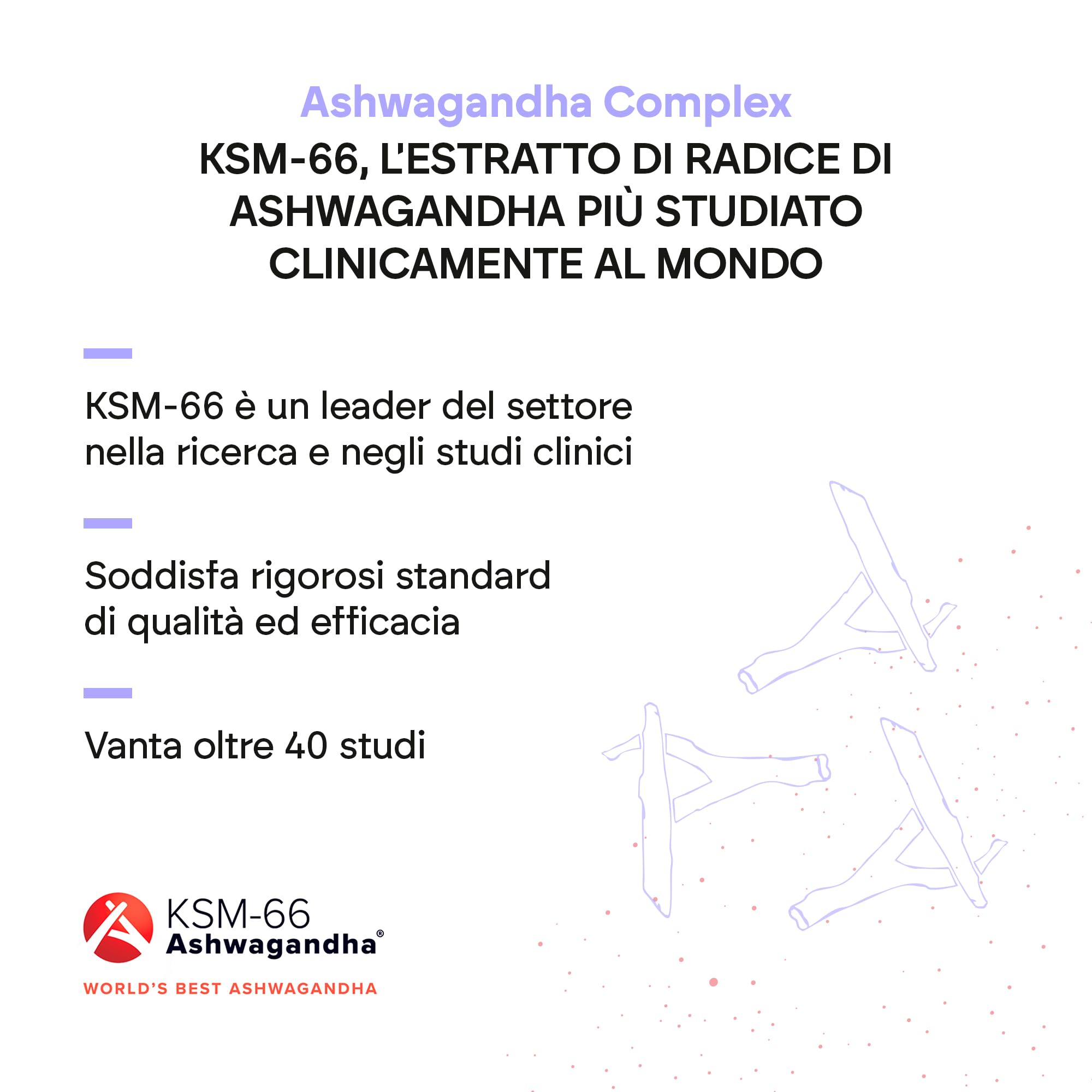 Ashwagandha KSM-66 - Rhodiola Rosea Vit B6 B12 - Ginseng Indiano - Withania Somnifera - BIO-disponible - 60 Capsule Vegane Nutralie