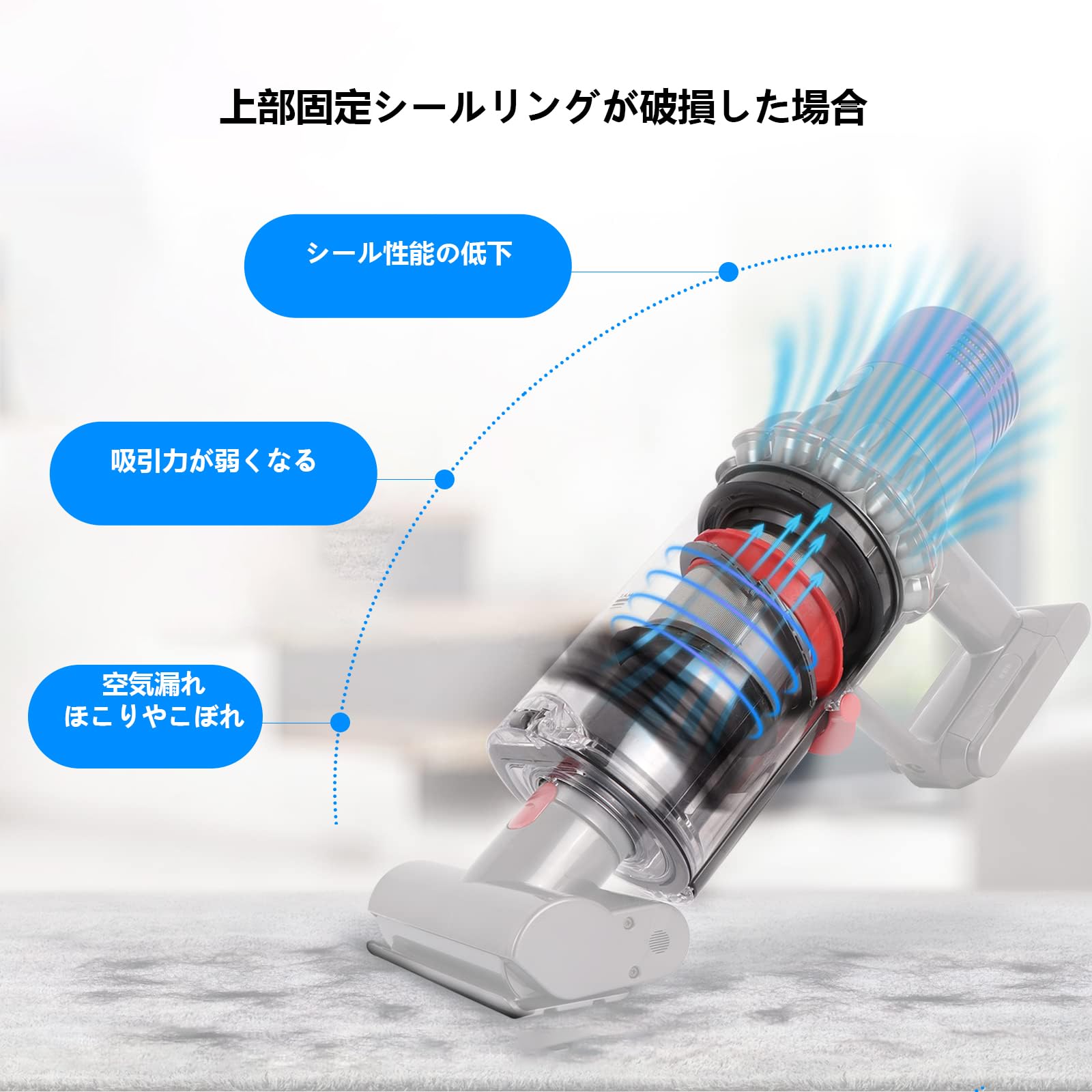 Amazon | Yivy ダストカップ密閉リング、ダイソン Dyson V11 (SV14