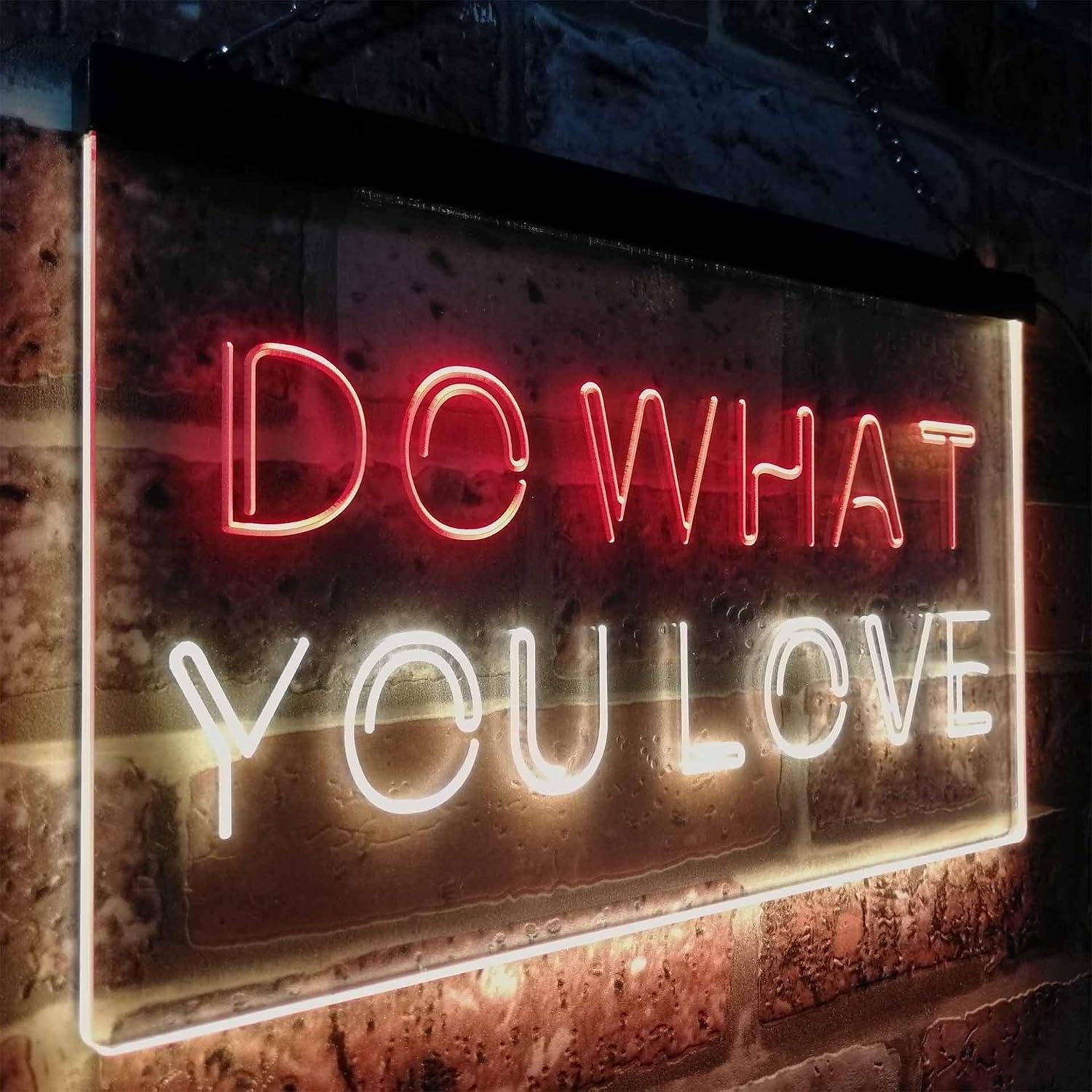 ADVPRO Do What You Love Bedroom Room Home Décor Dual Color LED Neon Sign Red & Yellow 12" x 8.5" st6s32-i3199-ry