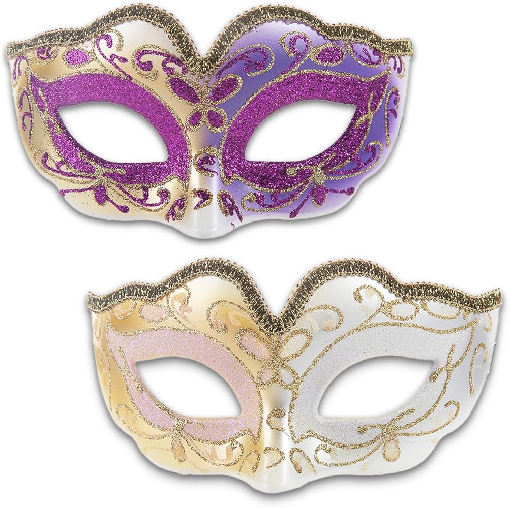 Amazon.co.jp: [SALUDABLE] ベネチアンマスク 仮面 舞踏会