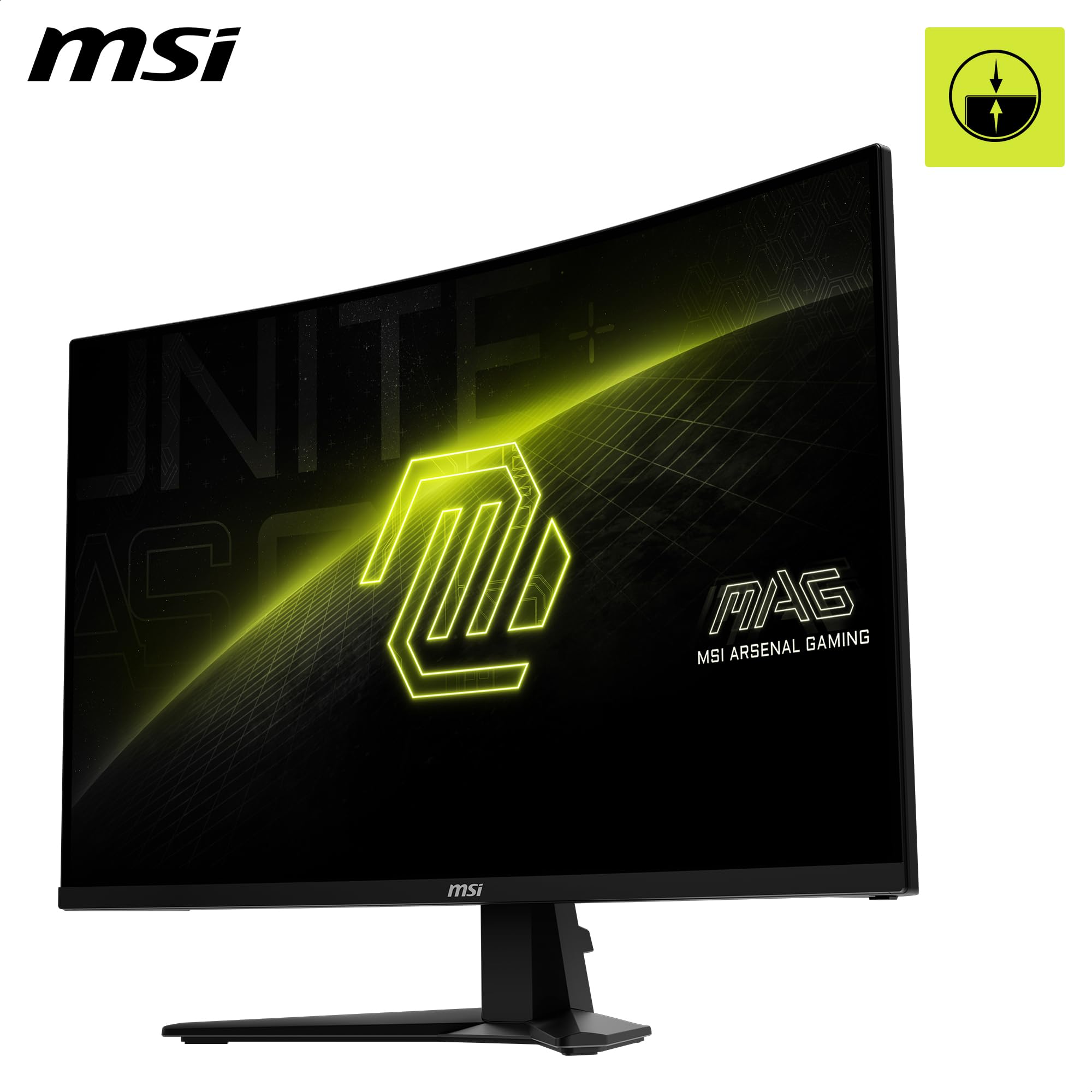 【タイムセール】MSI湾曲ゲーミングモニター MAG 276CXF 27インチ MSI MAG 276CXF 27 Inch FHD Curved Gaming Monitor - 1500R 1920 x