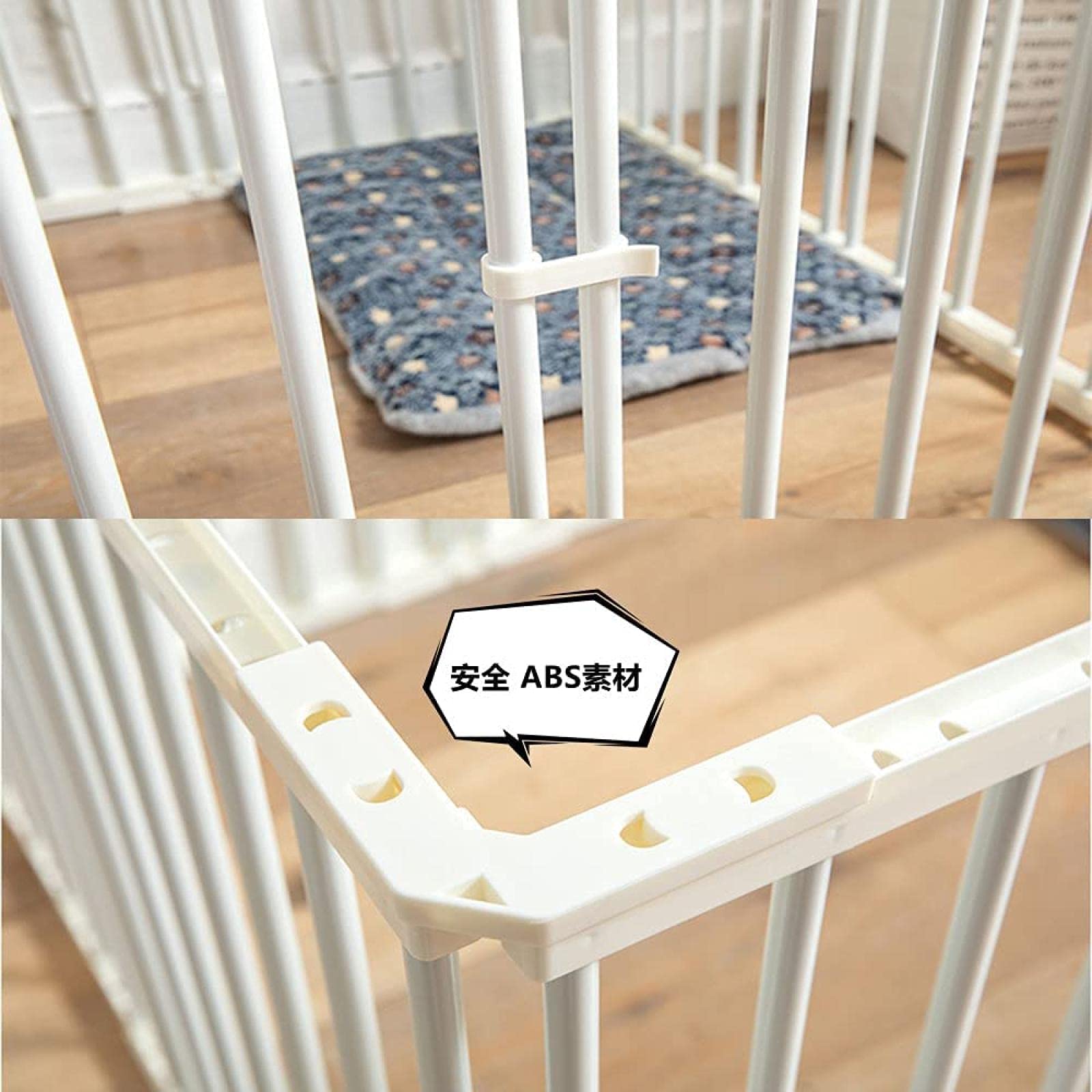 Amazon.co.jp: ペットサークル スチール製 ペットフェンス ドア付き 犬