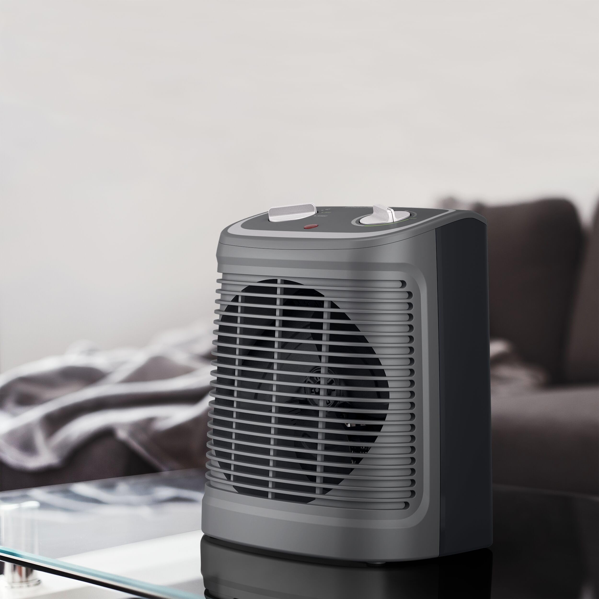 Rowenta Instant Comfort Compact SO2330F2 - Calefactor 2400W, Función Silence, 2 Velocidades